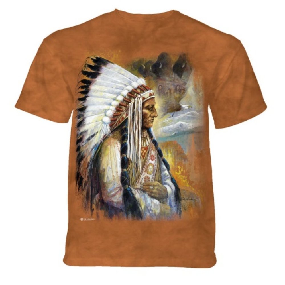 The Mountain Graphic Tee Spirit of the Sioux Nation T-shirt Size 2XL